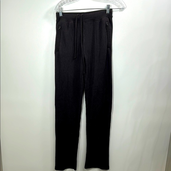 SKIMS Dark Chocolate Waffle Knit pants size XS.NWT - Picture 1 of 12